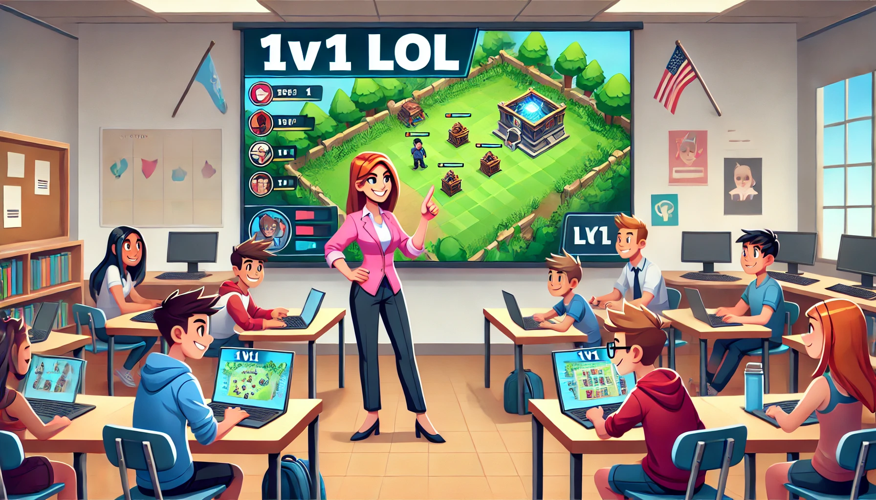 1v1 LOL Classroom 6x