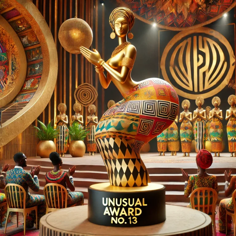 unusual award n.13: extreme gluteal proportions in african woman